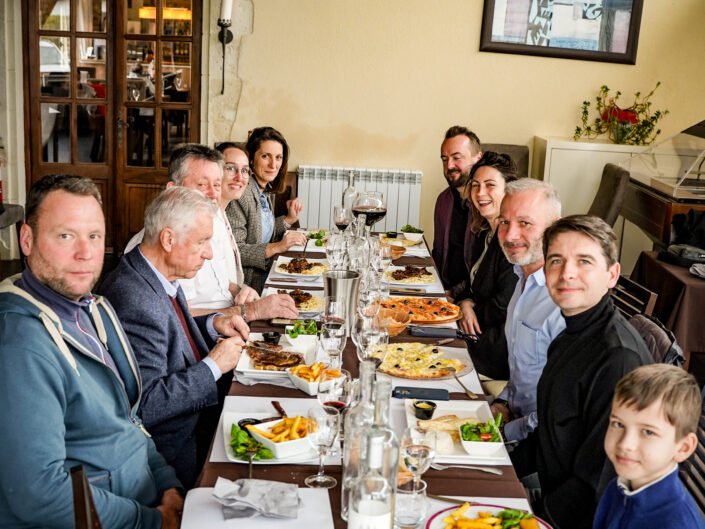 Lunch with the Mayor of Lesparre